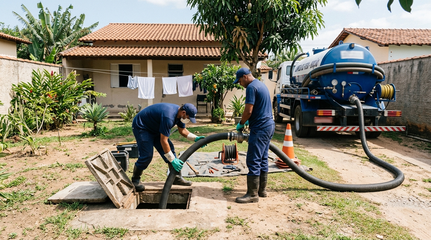 Limpeza de fossa séptica em Campos dos Goytacazes-RJ